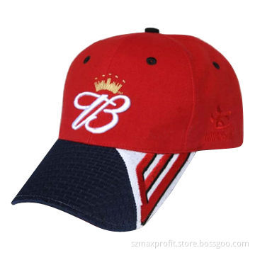 Multi-color Embroidery Baseball Cap, Made of 100% Heavy Brush Cotton Material